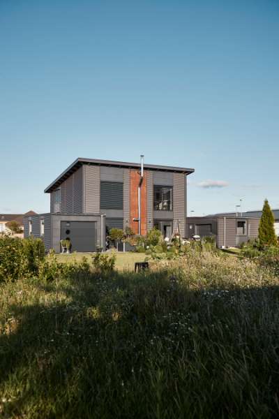 Ny bølge indenfor boligbyggeri med stålprofiler, Nylanndamm in 24980 Schafflund